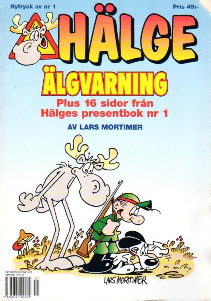 Hälge Comic Elch - Album Nr. 1 Älgvarning - Lars Mortimer - schwedisch